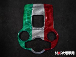  Alfa Romeo Stelvio Shift Gate & Stereo Control Trim - Carbon Fiber - Pre '20 - Italian Theme - Feroce Carbon